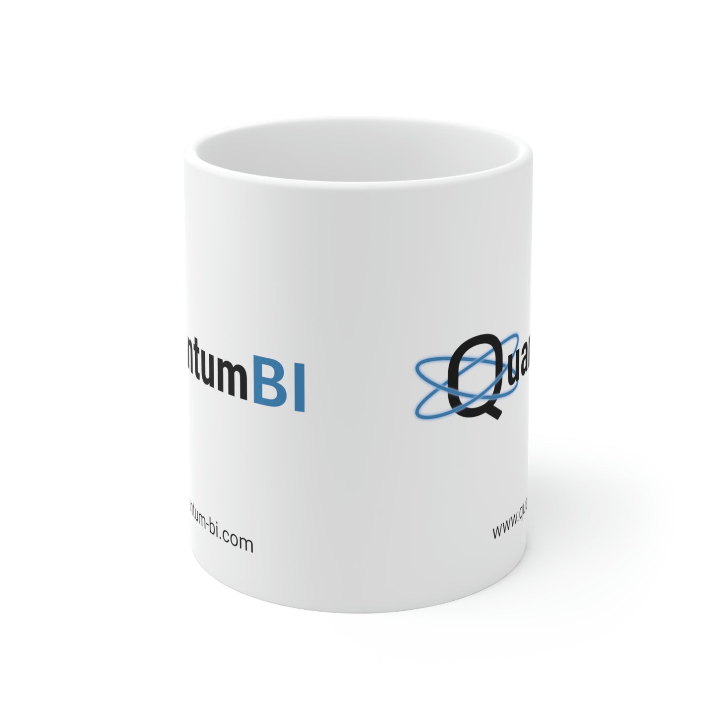 QuantumBI White Ceramic Mug 11oz