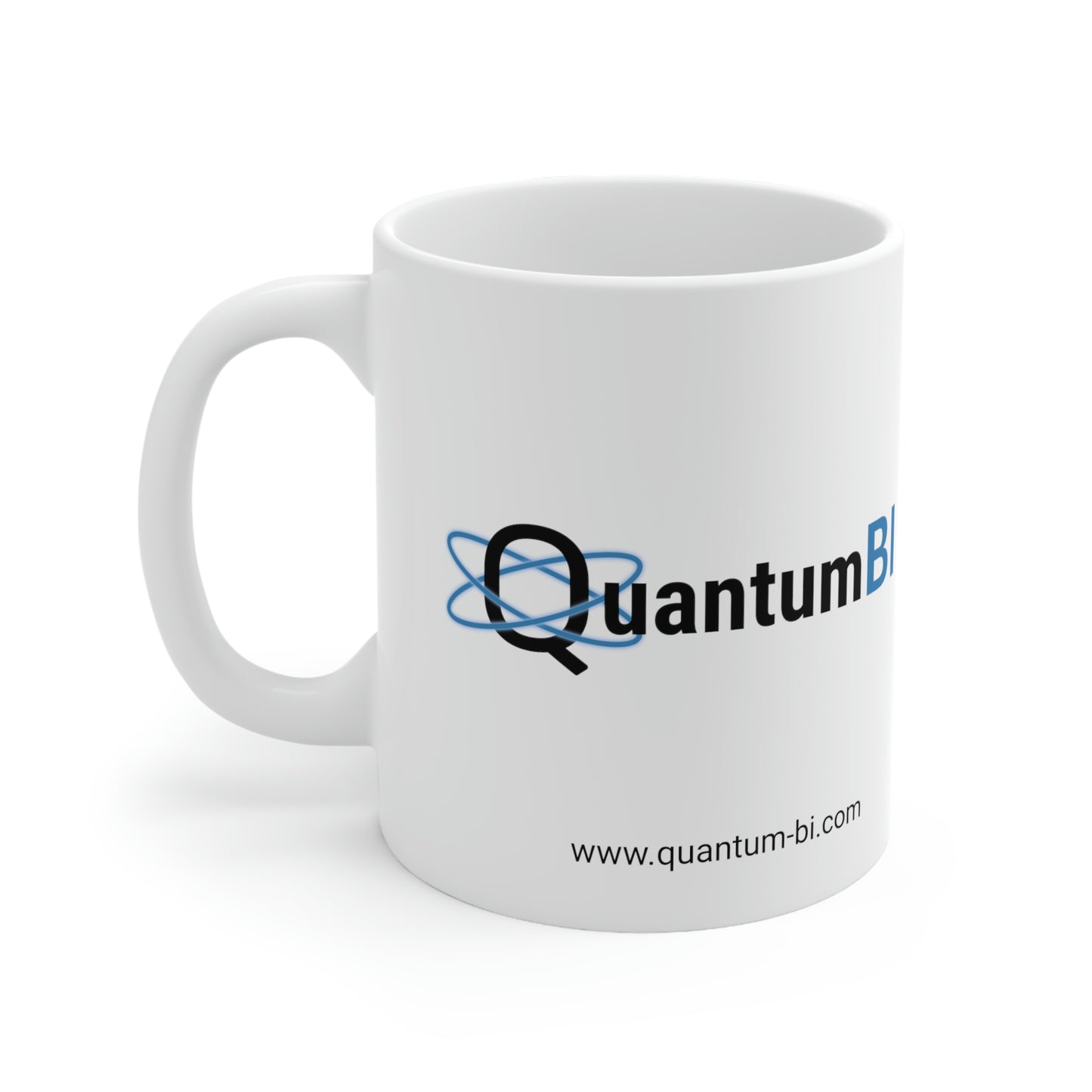 QuantumBI White Ceramic Mug 11oz